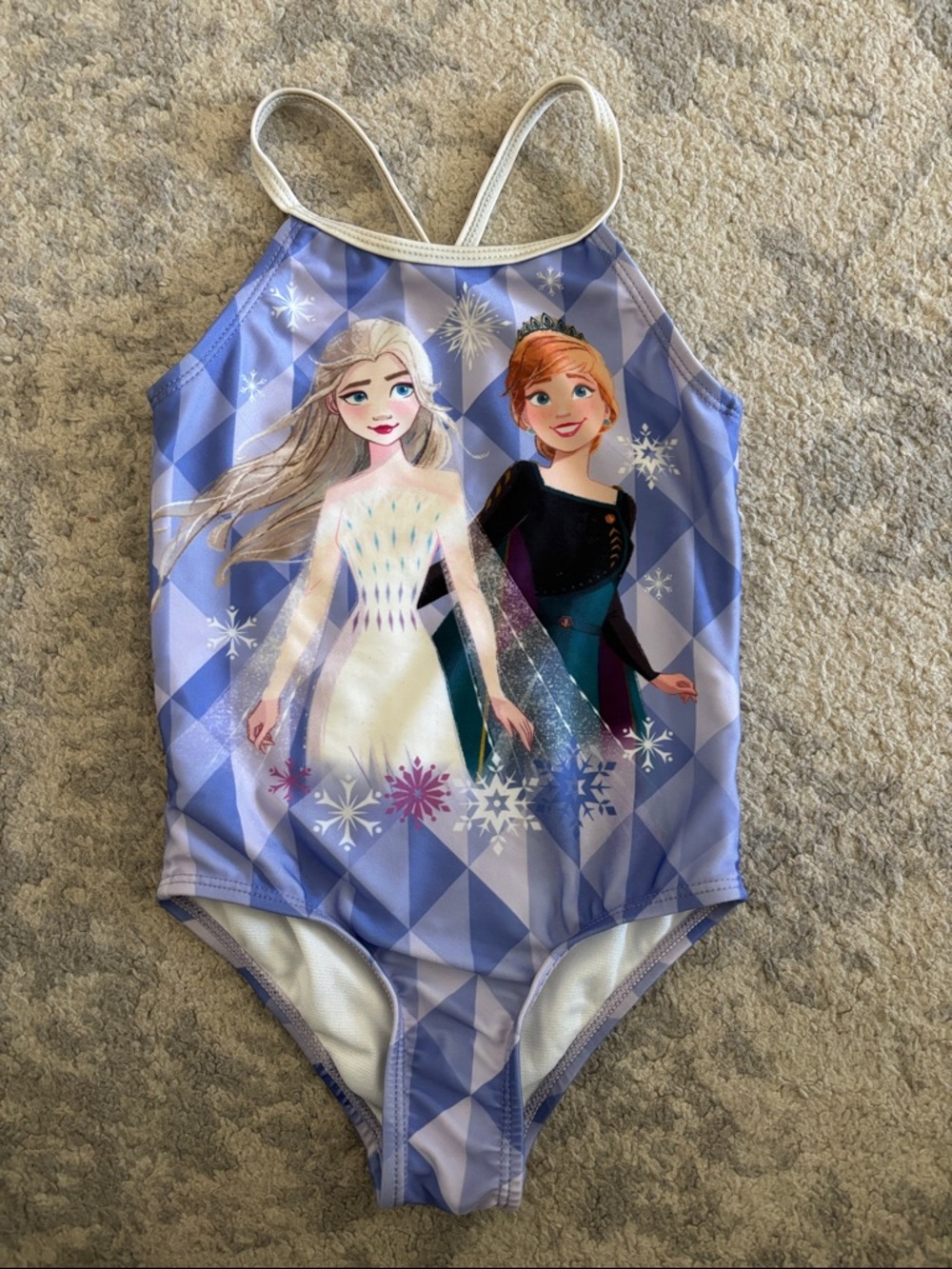 Frozen 2 One-Piece Swimsuit with Elsa & Anna - Size 3T